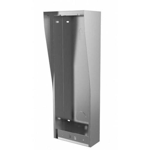 Carcasa videointerfon Hikvision DS-KAB11-D pentru montaj pe perete, material: otel inoxidabil; compatibila pentru postul de exterior DS-KD8002-VM