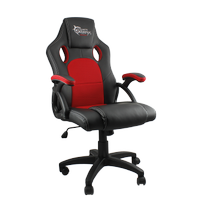 Scaun Gaming White Shark KINGS THRONE, Negru/Rosu