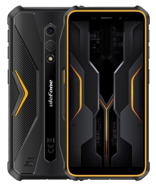Telefon Mobil Ulefone Armor X12 Pro, Procesor Mediatek Helio G36 Octa-Core, IPS LCD 5.45, 4GB RAM, 64GB Flash, Camera 13 MP, Wi-Fi, 4G, Dual SIM, Android (Negru/Portocaliu)