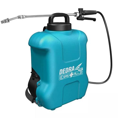 Pompa de stropit  Dedra DED6981, 18 V, 16 l, Plastic/Inox (Negru/Turcoaz)