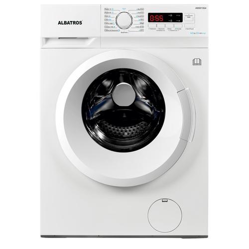 Masina de spalat rufe Albatros AWM1064, 6 kg, Slim, 15 programe, 1000 rotatii, Clasa energetica E, Termostat reglabil, Program ECO 40-60°C, Blocare acces copii (Alb)