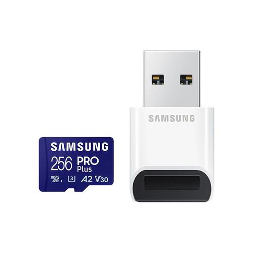 Card de memorie Samsung microSD PRO Plus MB-MD256SB/WW 256GB + USB reader