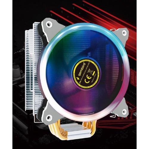 Cooler CPU Gembird Huracan ARGB X130, 12 cm, Multicolor