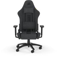Scaun Gaming Corsair TC100 RELAXED, Textil, Tetiera, Gri/Negru