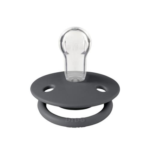 Suzeta De Lux Silicon, tetina rotunda, marime universala (0-3 ani) Iron, BIBS