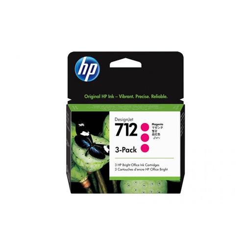 Set 3 Cartuse pentru imprimanta HP HP3ED78A, 29 ml, Magenta