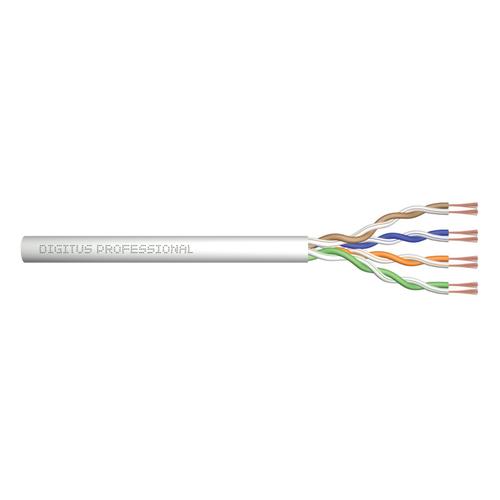 Cablu de retea, Digitus, CAT6A, U-FTP, Lungime 100 m, Gri