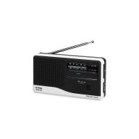 Ceas cu radio Eltra, 155x85x38mm, Alb/Negru