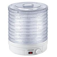 Deshidrator de alimente Concept SO1020, 245 W, 9 tavi, tava 32cm, ventilator, 35-70 °C, Alb