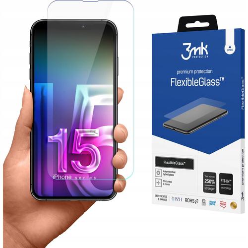Sticla de protectie pentru iPhone 15 Pro Max, 3MK, Transparent