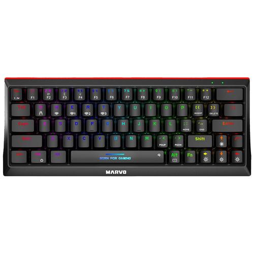 Tastatura Gaming Mecanica Marvo KG962W Rainbow Blue Switch, USB, iluminare Rainbow (Negru) Tastatura Gaming Mecanica Marvo KG962W Rainbow Blue Switch, USB, iluminare Rainbow (Negru)
