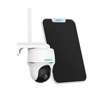 Camera de supraveghere exterior Reolink Go PT Plus GSM 4G Speed Dome, 4 MP, microfon, slot card, zoom digital 16x + panou solar (Alb)