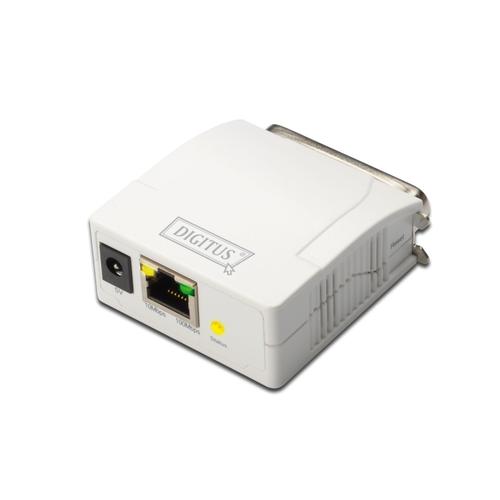 Server de imprimare, Digitus, Fast Ethernet (Alb)