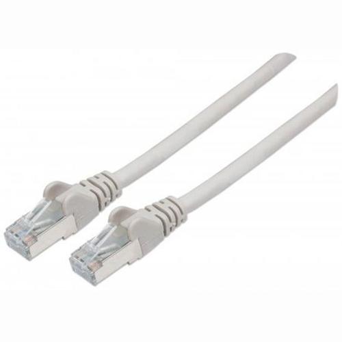 Cablu de retea plat, Logilink, Cat.6A U/UTP SlimLine, 0.5m, Alb