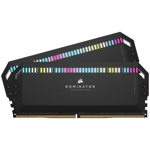Memorie Corsair DOMINATOR PLATINUM AMD EXPO Black Heatspreader, DDR5, 6000MT/s 64GB (2x32GB), CL30, RGB