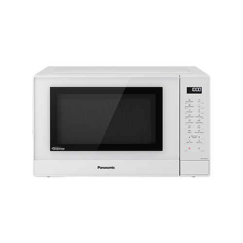 Cuptor cu microunde Panasonic NN-ST45KWEPG, 1000 W, 32 litri, 21 de programe automate, 7 trepte de putere, Digital, Inverter (Alb)