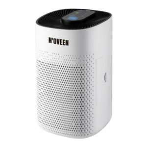 Dezumidificator si purificator de aer NOVEEN DH450, 520ml / 24h, capacitate rezervor 1 l, consum redus de energie, oprire automata, functie de dezghetare, Alb