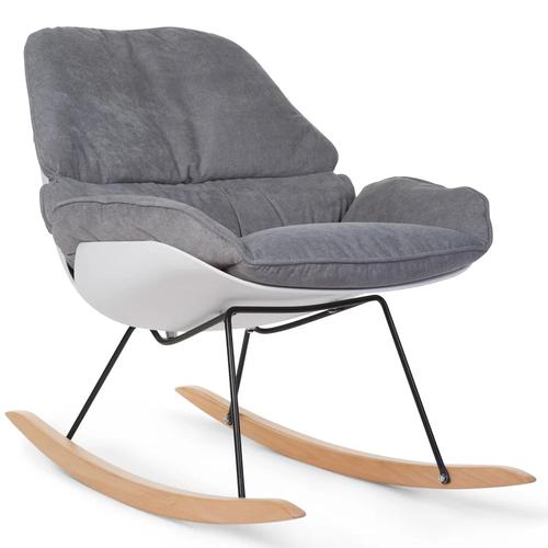 Scaun balansoar Childhome Alb/Gri Scaun balansoar Childhome Alb/Gri