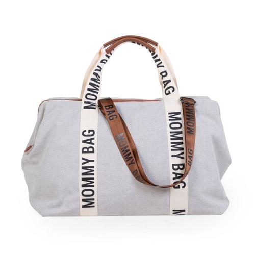 Geanta de infasat Childhome Mommy Bag Signature, Alb - 0 | YEO