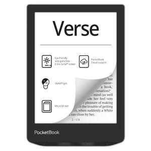 eBook Reader PocketBook Verse PB629, Ecran tactil 6.0" E Ink Carta™ 1200, 212dpi, 8GB, SMARTlight, G-sensor, WiFi (Albastru)
