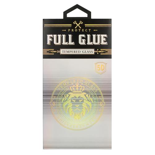 Folie de protectie Ecran OEM Hard pentru Samsung Galaxy A20e A202, Sticla securizata, Full Glue, 5D, Neagra