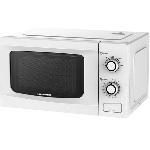 Cuptor cu microunde Heinner HMW-M2035WH, 20 l, 700 W, Control mecanic, Timer, Alb Cuptor cu microunde Heinner HMW-M2035WH, 20 l, 700 W, Control mecanic, Timer, Alb