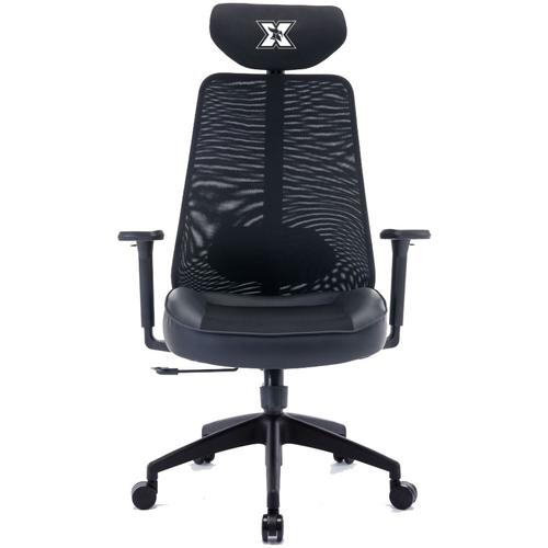 Scaun gaming Serioux Kyrian, Textil, Negru