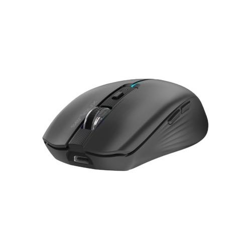 Mouse Serioux Flicker 212, 1600 dpi, reincarcabil USB-C, Negru
