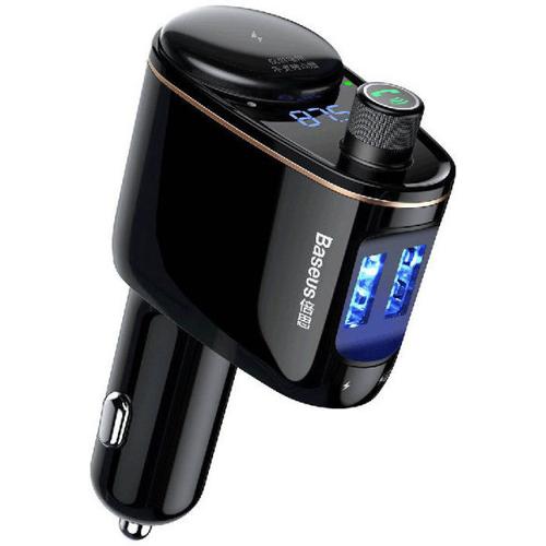 Modulator FM Bluetooth Baseus S-06 (Overseas Edition), 2 x USB-A CCHC000001