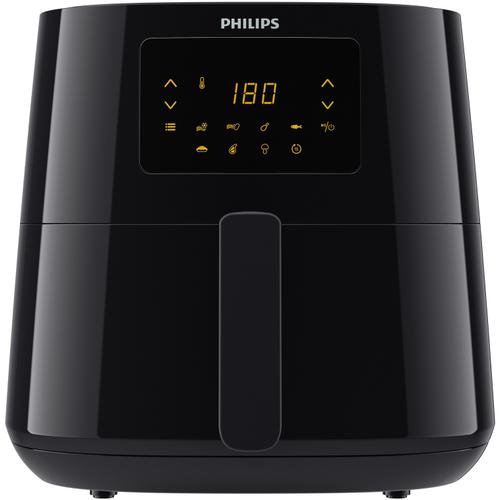 Friteuza fara ulei Philips Airfryer Essential Collection HD9270/90, capacitate 6.2 L, afisaj digital, 7 setari presetate, Dimensiune XL, display digital, Tehnologie Rapid Air, functie de mentinere la cald, curatare usoara, Negru - 0 | YEO