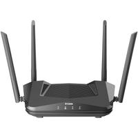 Router Wireless D-Link DIR-X1530, AX1500, Wi-Fi 6, Dual-Band, MU-MIMO, OFDMA (Negru)