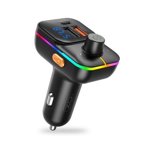 Modulator FM Bluetooth XO Design BCC09, 2 x USB-A - 1 x USB C - microSD