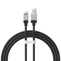 Cablu Date si Incarcare USB-A - USB-C Baseus CoolPlay, 100W, 2m, Negru CAKW000701