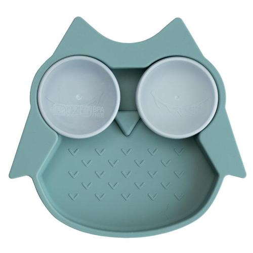 Farfurie diversificare din silicon - Bufnita - 0 | YEO
