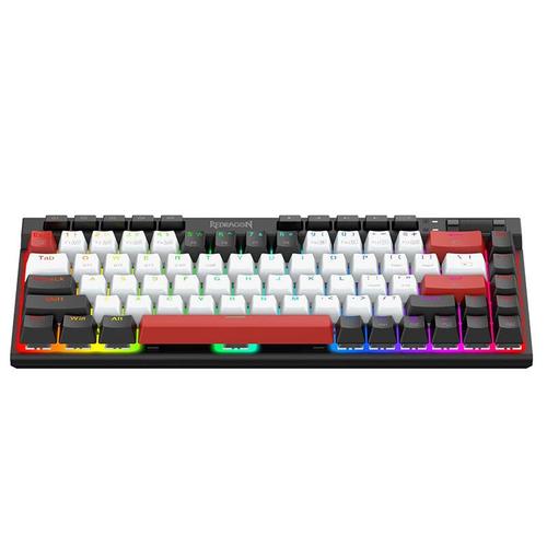 Tastatura gaming mecanica Bluetooth cu si fara fir Redragon Magic-Wand Mini PRO iluminare RGB (Multicolor)