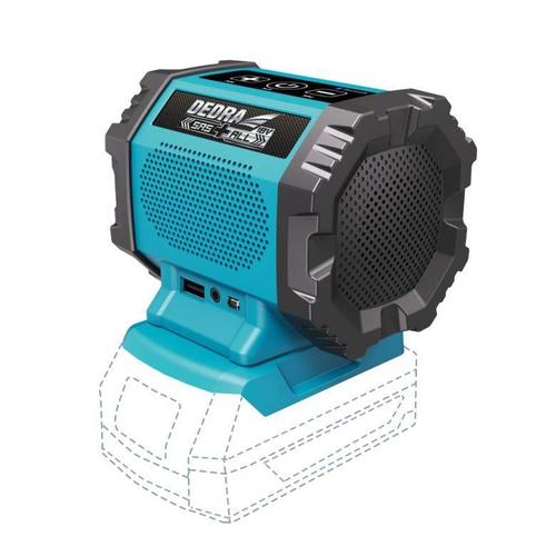 Boxa, bluetooth, USB, 18V, Li-ion, acumulator neinclus, SAS+ALL, Dedra