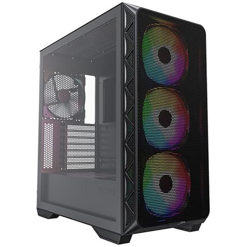 Carcasa Montech AIR 903 Max, fara sursa, mesh, tempered glass, ARGB (Negru)