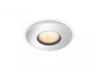 Spot LED incastrat Philips Hue Adore Bathroom, Bluetooth, GU10, 5W, 350 lm, lumina alba (2200-6500K), IP44, 9cm, Crom