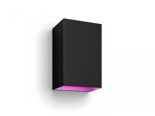 Aplica LED RGB pentru exterior Philips Hue Resonate UP&DOWN, 2x8W (98W), 1200 lm, lumina alba si color (2000-6500K), IP44, 93x120x180mm, Negru