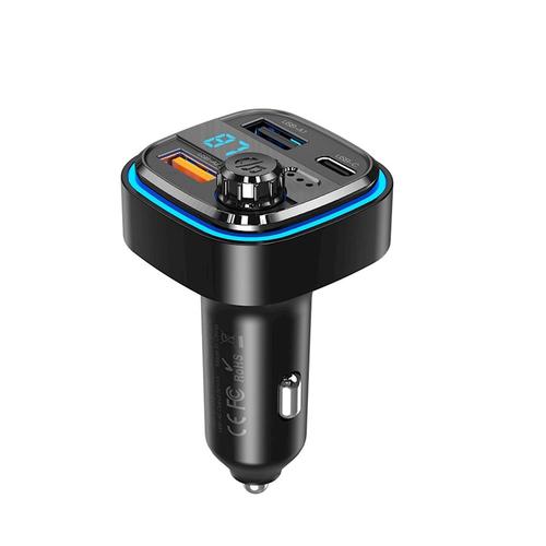 Modulator FM Bluetooth XO Design BCC08, 2 x USB-A - 1 x USB C - microSD