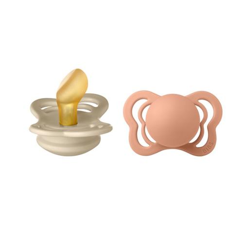 Set 2 Suzete Couture Latex, Tetina Anatomica, 0 Luni +