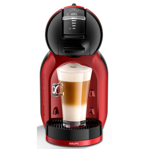 Espressor cu capsule KRUPS NESCAFÉ® Dolce Gusto® Mini Me KP123H10 1500 W capacitate rezervor 0.8 L 15 bari presiune Tehnologia Play & Select functie Eco Rosu/Negru