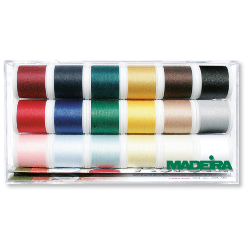 Set 18 papiote ata de cusut Aerofil No.120 Madeira 8041