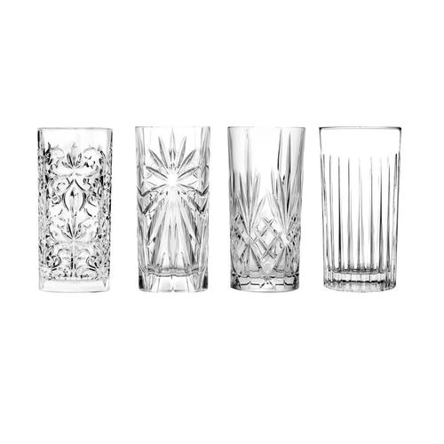 Set 4 pahare Mixology Long Drink HB, RCR Crystal