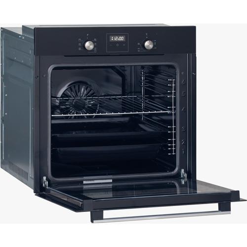 Cuptor electric incorporabil Studio Casa Ambra Nero FE808,8 functii, Ventilator, Timer digital, 80 l, Grill electric, Clasa energetica A, Sticla neagra
