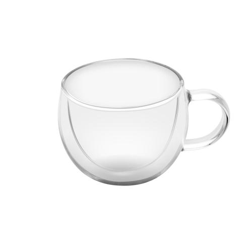 Set 2 cesti pentru espresso ETA 5180 91000,80 ml, pereti dubli din sticla borosilicata
