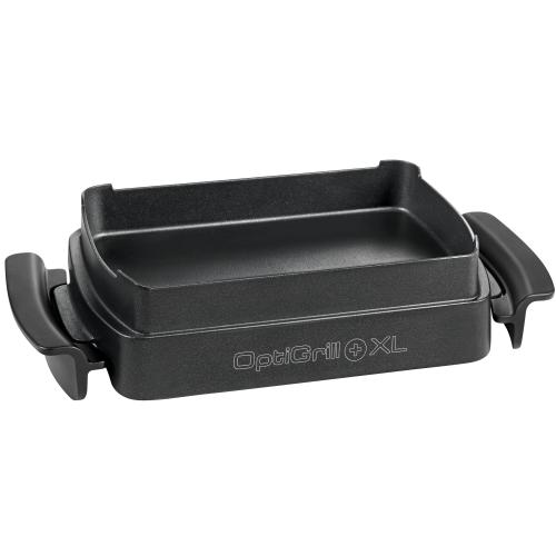 Accesoriu tip tava pentru coacere Tefal Snaking & Baking pentru OptiGrill XL / Elite XL XA727810, invelis antiaderent, compatibile cu masina de spalat vase, 2L capacitate, Negru - 0 | YEO