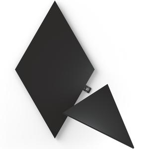 Kit de extindere 3 panouri LED RGBW luminoase modulare inteligente Nanoleaf Shapes Black Triangles