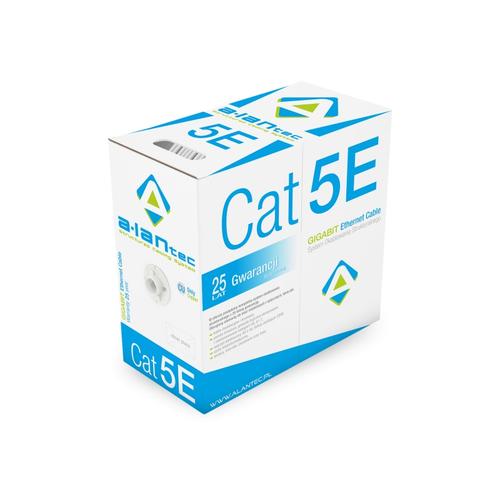 Cablu PVC, U/UTP, cat.5e, 4PR, Eca, 305m, ALANTEC