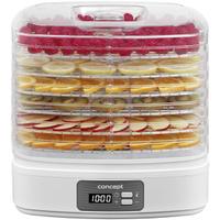 Deshidrator alimente Concept SO2080, fructe, legume, ciuperci, flori, ierburi, paste digital 260 W, control digital, 6 tavi